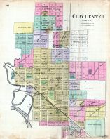Clay Center, Kansas State Atlas 1887